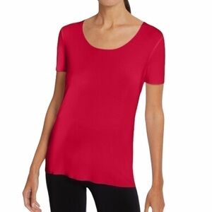 Wolford Pure Shirt in Rubinho Red